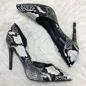 Steve Madden Stiletto High Heels Snakeskin Size 10